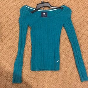 American Eagle Teal Sweater